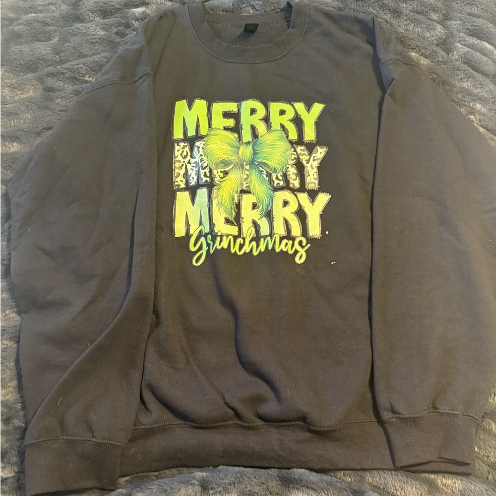 Black Grinch Women’s Crewneck